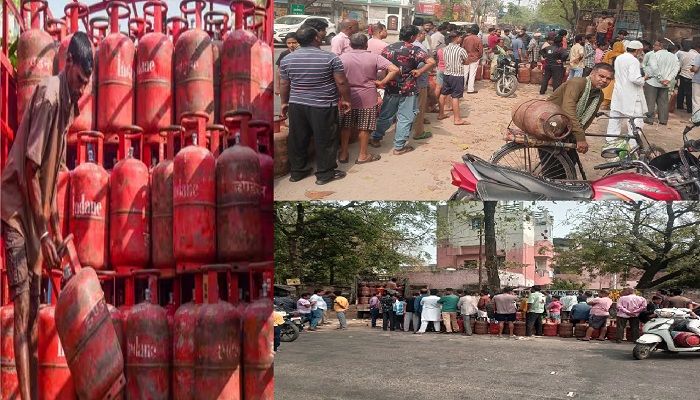 LPG  Gas Cylinder Crisis: एलपीजी गैस की किल्लत से देशभर में मचा हाहाकार ! नहीं हो रही ऑनलाइन बुकिंग, एजेंसियों में लगी लंबी लाइनें