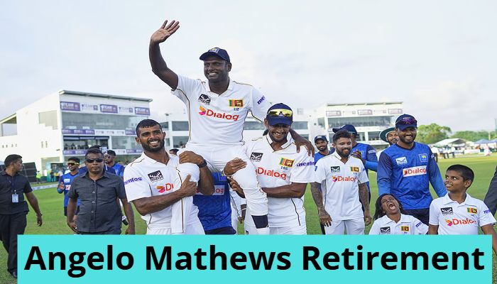 Angelo Mathews Retirement:  एंजेलो मैथ्यूज ने टेस्ट क्रिकेट से लिया संन्यास, किया भावुक पोस्ट