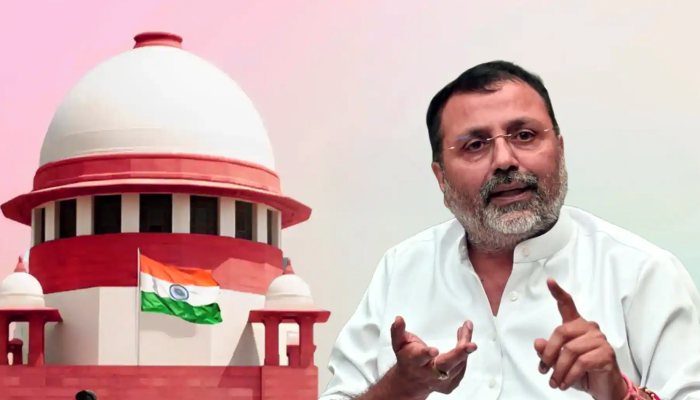 सांसद निशिकांत दुबे के सुप्रीम कोर्ट पर दिए गए बयान पर भड़का विपक्ष, BJP ने किया किनारा
