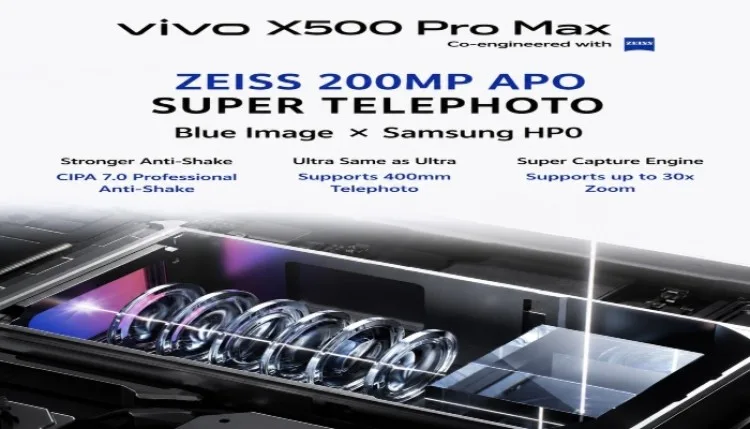 Vivo X500 Pro और Pro Max के टेलीफोटो कैमरे की जानकारी आई सामने