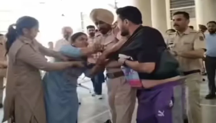 महिला सिपाही संग कमरे में मिला पति, पत्नी ने रंगे हाथों पकड़ा, जमकर हुआ बवाल