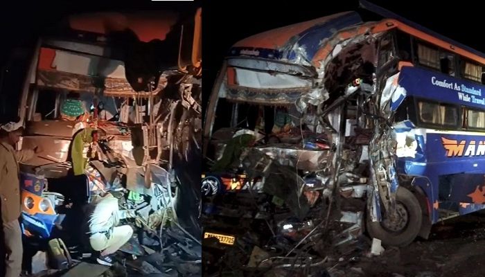 Sikar Road Accident : सीकर में भीषण सड़क हादसा, बस-ट्रक की टक्कर में 4 की मौत, 28 घायल