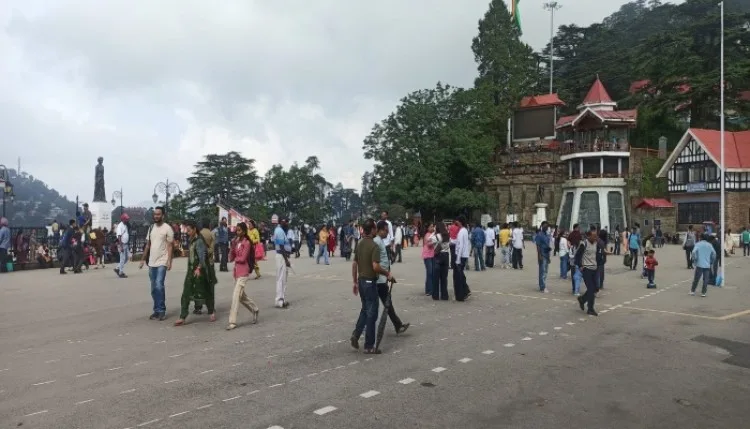 हिमाचल में बारिश पर ब्रेक! शिमला में खिली धूप, कहीं-कहीं छाए बादल