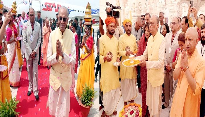 Ayodhya News: मॉरीशस के प्रधानमंत्री ने राम दरबार में लगाई हाजिरी, पत्नी संग किया रामलला का दर्शन-पूजन