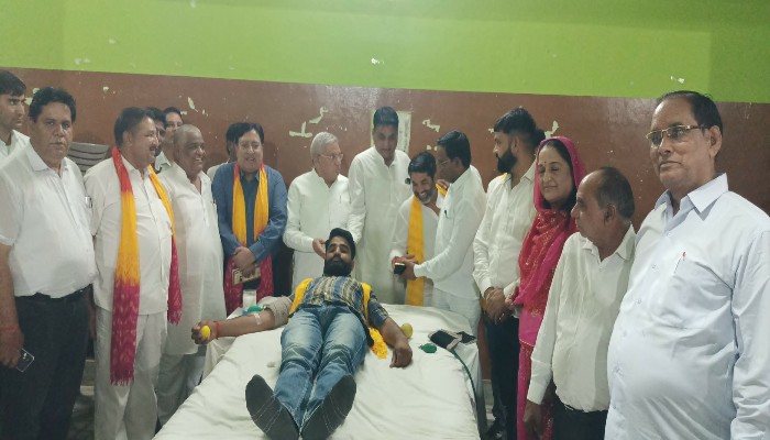 राजस्थान न्यूज अशोक गहलोत सीकर रक्तदान शिविर का आयोजन