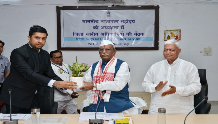 राज्यपाल हरिभाऊ बागड़े का भीलवाड़ा दौरा, वंचितों को योजनाओं से जोड़ने पर दिया जोर