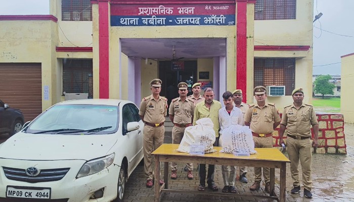 झांसी एसएसपी बीबीजीटीएस के निर्देशन में 3 चोर, 12 जुआरी गिरफ्तार, अवैध गांजा बरामद