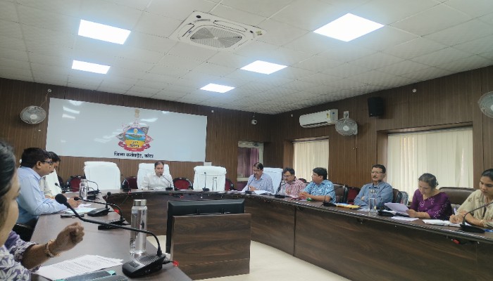 कोटा जिला बागवानी विकास समिति की बैठक, कलेक्टर का किसानों से संवाद, प्रसंस्करण और विपणन पर जोर