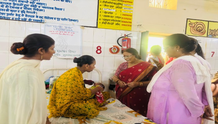 स्वस्थ नारी सशक्त परिवार अभियान के अन्तर्गत पोषण पुनर्वास केन्द्र में कन्या पूजन, अन्नप्राशन एवं गोदभराई के कार्यक्रम का किया गया आयोजन
