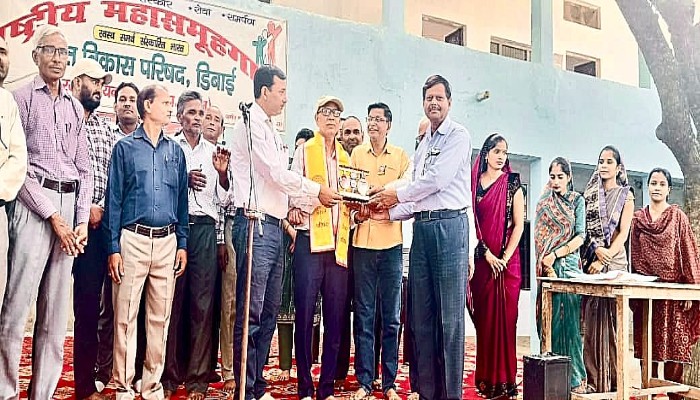 भाविप द्वारा समूहगान का हुआ आयोजन, 500 से अधिक विद्यार्थियों ने लिया भाग