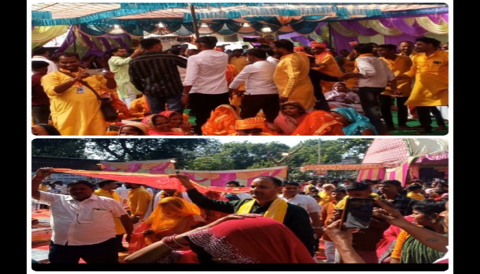 कुड़वार में पांच दिवसीय गायत्री महायज्ञ का समापन, 15 जोड़ों का हुआ सामूहिक विवाह