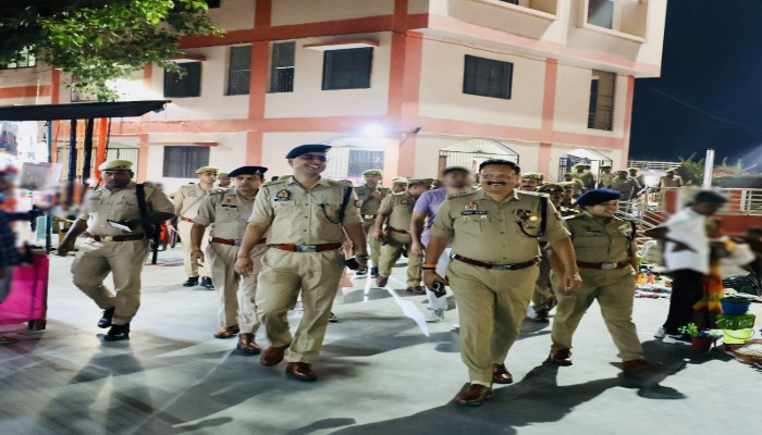 पुलिस अधीक्षक राजेश द्विवेदी ने लिया सुरक्षा व्यवस्था का जायजा, दिए दिशा-निर्देश