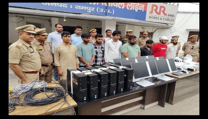पुलिस ने साइबर ठगो को जेल की सलाखों के पीछे पहुंचाया