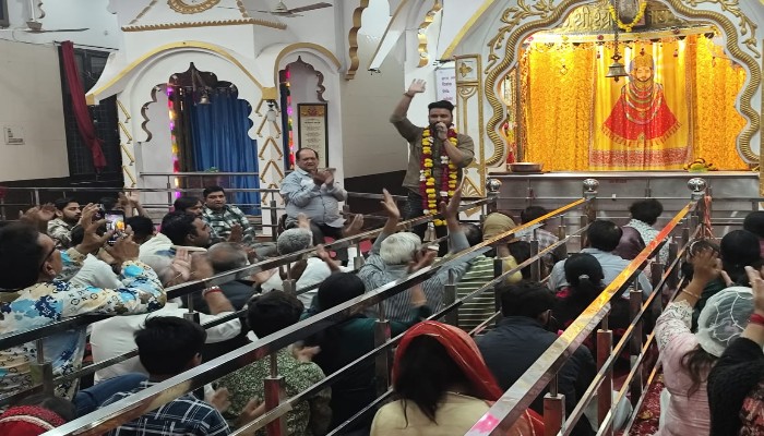 विशाल श्याम संकीर्तन में झूमे सैकड़ों श्याम श्रद्धालु, उमड़ा आस्था का सैलाब