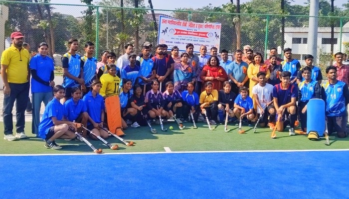 Hockey Selection Trial Rampur : गुरु जंभेश्वर विश्वविद्यालय की हॉकी टीमों का चयन परीक्षण संपन्न