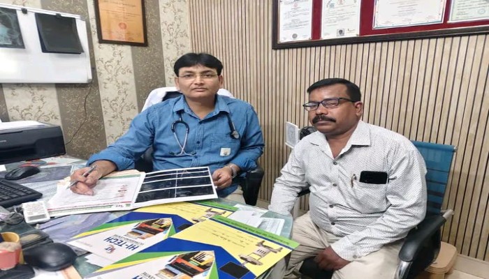 पत्रकारों की सेहत के लिए मिसाल बना अर्वन सर्जिकेयर हॉस्पिटल, शाहजहांपुर में आयोजित निशुल्क स्वास्थ्य जांच शिविर
