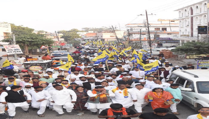 ‘रोज़गार दो, सामाजिक न्याय दो’ पदयात्रा का शुभारंभ, संजय सिंह ने उठाई बेरोजगारी और सामाजिक अन्याय के खिलाफ आवाज