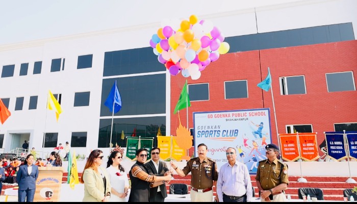 GD Goenka Public School में स्पोर्ट्स कॉम्प्लेक्स का उद्घाटन, बच्चों में खुशी की लहर