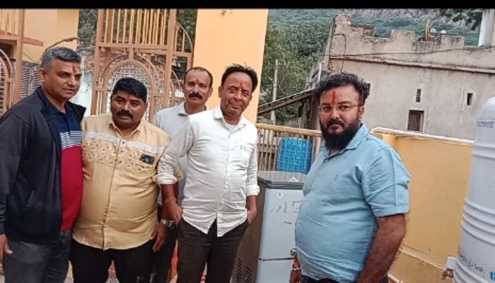 जांगिड़ परिवार की एक और सराहनीय पहल, श्रद्धालुओं को मिलेगी सुविधा