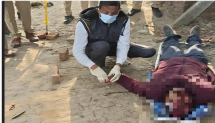 पीलीभीत : आम के बाग में मिला अज्ञात का शव, गोली लगने से हुई मौत