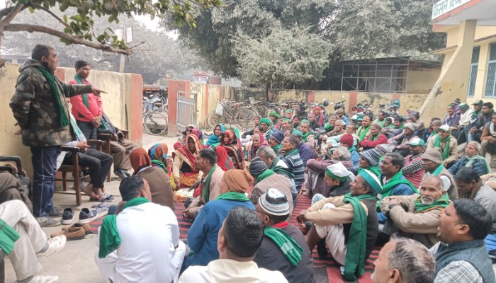 भारतीय किसान यूनियन भानू के कार्यकर्ताओं ने प्रशासन को दी चेतावनी