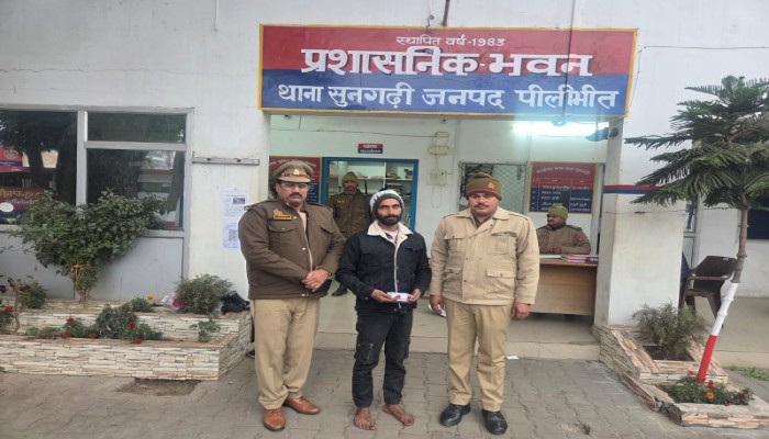 नफर वांछित अभियुक्त को पुलिस ने किया गिरफ्तार, चोरी का माल बरामद