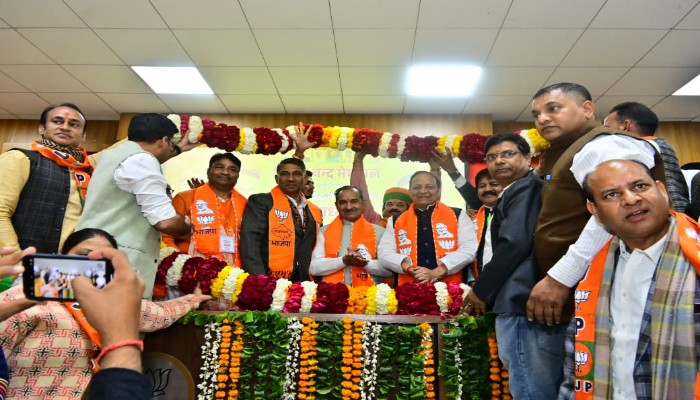 भाजपा अनुसूचित जाति मोर्चा के नव नियुक्त प्रदेशाध्यक्ष निहालचंद ने ग्रहण किया पदभार