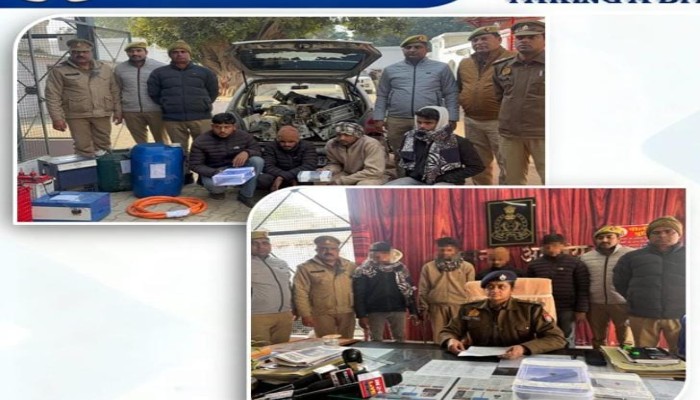 DIG के निर्देशन पर जिले में अपराधियों पर की जा रही कार्रवाई