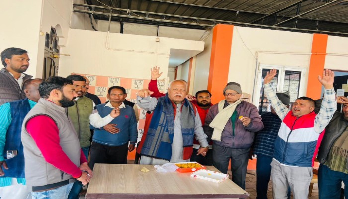 अयोध्या में भाजपा कार्यकर्ताओं में उत्साह, नितिन नबीन के राष्ट्रीय अध्यक्ष चुने जाने पर जश्न