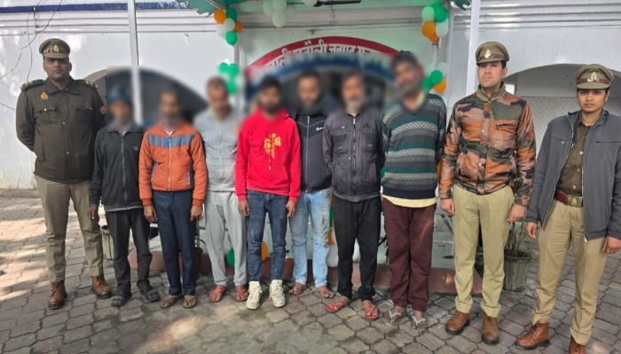 ऑपरेशन चक्रव्यूह के तहत खतौली पुलिस ने 7 वारंटी अभियुक्त किए गिरफ्तार