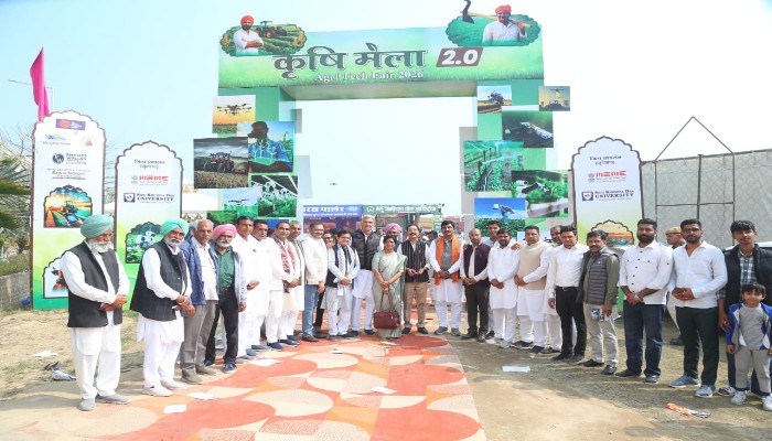 Hanumangarh Krishi Mela 2026 : पंचगौरव  उन्नत कृषि तकनीकी मेले का आगाज, किसानों में दिखा उत्साह, उमड़ी भारी भीड़