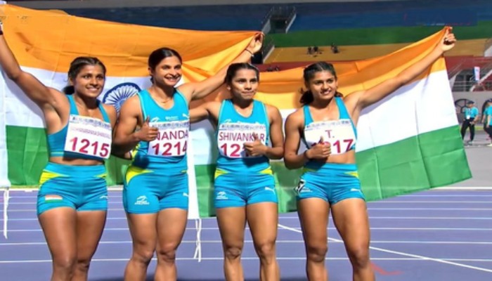 न्यू ताइपे सिटी एथलेटिक्स ओपन: भारतीय महिला टीम का शानदार प्रदर्शन, 4x100 मीटर रिले रेस में जीता गोल्ड