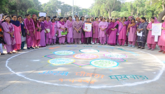अष्टम पोषण पखवाड़ा की हुई शुरूआत, निकाली गई पोषण रैली