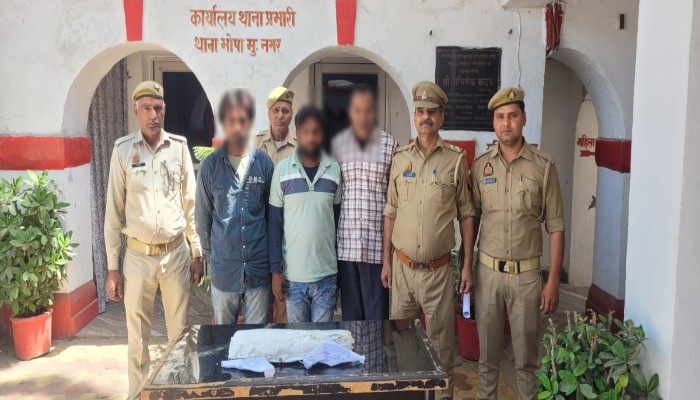 मुजफ्फरनगरः भोपा पुलिस की कार्रवाई, तीन शातिर अभियुक्त गिरफ्तार