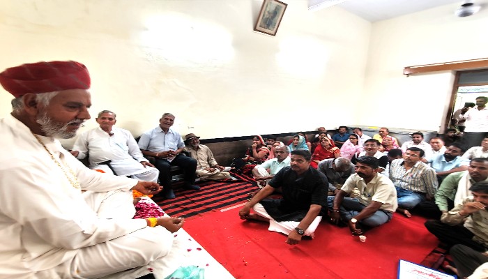 3600 किमी की नर्मदा परिक्रमा पूर्ण कर लौटे जगदीश शर्मा, शहर में हुआ भव्य स्वागत