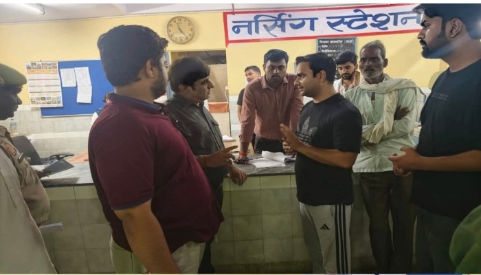 CDO उत्कर्ष द्विवेदी का देर रात जिला अस्पताल में औचक निरीक्षण, इमरजेंसी सेवाओं का लिया जायजा