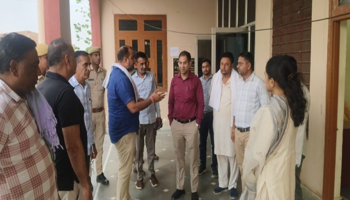 Sri Ganganagar: जिला कलेक्टर का दौरा, स्वास्थ्य सेवाओं और गेहूं खरीद व्यवस्थाओं पर फोकस