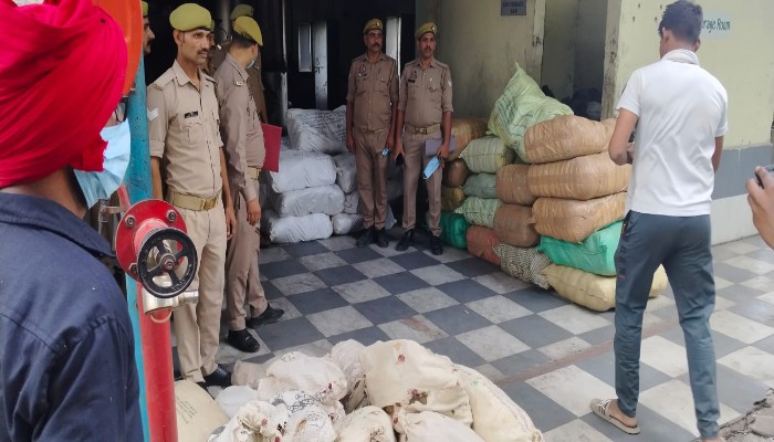 झांसी में 5 करोड़ रुपये के 890 किलो मादक पदार्थ का विनिष्टीकरण