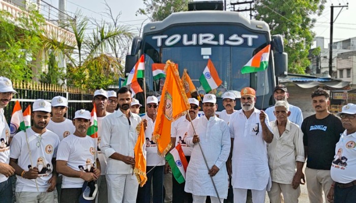 शाहपुरा से सोमनाथ के लिए रवाना हुई ‘वन्दे मातरम् यात्रा 2026’, शहीद प्रताप सिंह बारहठ को दी श्रद्धांजलि