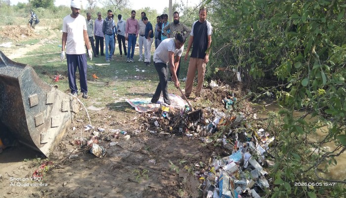 क्षीरसागर तालाब के जलमार्ग में मिला मेडिकल वेस्ट, अज्ञात लोगों के खिलाफ केस दर्ज