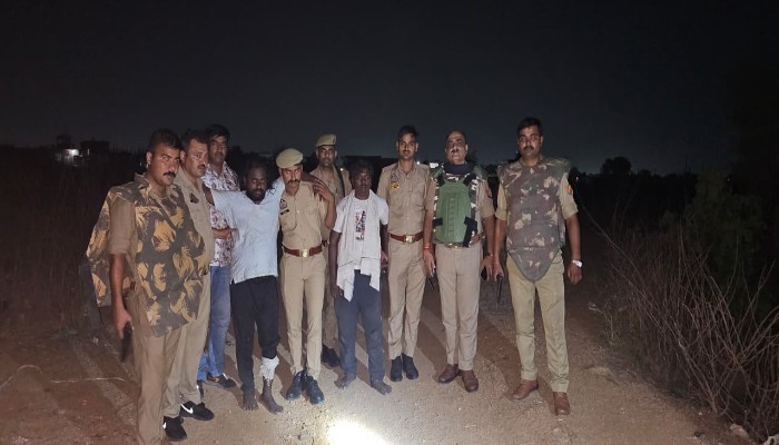 झांसी में पुलिस-बदमाश मुठभेड़: हत्या के आरोपी चिंगारा के पैर में गोली, साथी गिरफ्तार