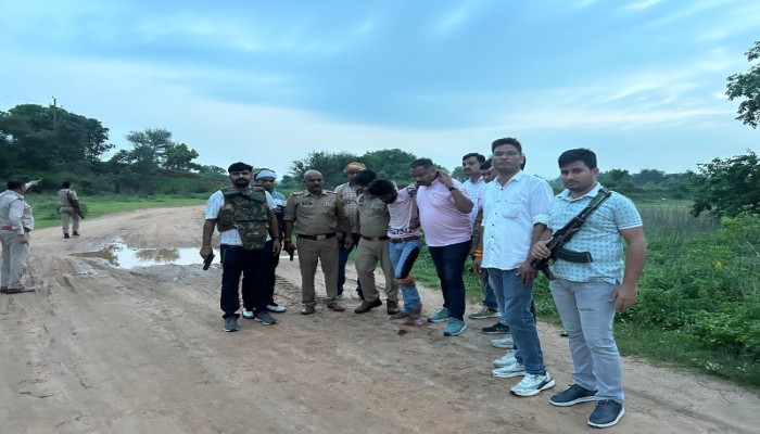 25 हजार का इनामी शूटर पुलिस मुठभेड़ में गिरफ्तार, संजय सिंह हत्याकांड का खुलासा