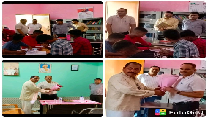 मिठनेपुर डिजिटल लाइब्रेरी का अधिकारियों ने किया निरीक्षण, व्यवस्थाओं की सराहना