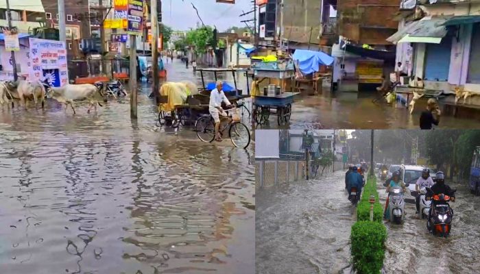 Rajasthan Rain: राजस्थान में भारी बारिश से जनजीवन अस्त-व्यस्त, सड़कों से लेकर स्कूल तक पानी में डूबे