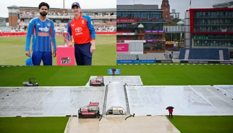 IND vs ENG: भारत-इंग्लैंड दूसरे टी20 पर भी बारिश का साया, जानें कैसा रहेगा मैनचेस्टर में मौसम और पिच का हाल