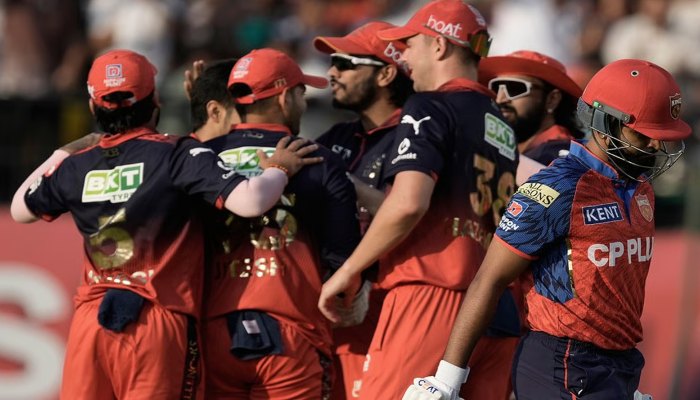 PBKS vs RCB: धर्मशाला में बेंगलुरु की धमाकेदार जीत, हार के साथ प्लेऑफ की रेस से बाहर हुई पंजाब किंग्स