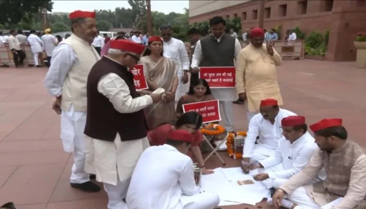 राम मंदिर चढ़ावा विवाद: संसद में विपक्ष का प्रदर्शन, डिंपल यादव ने की निष्पक्ष जांच की मांग