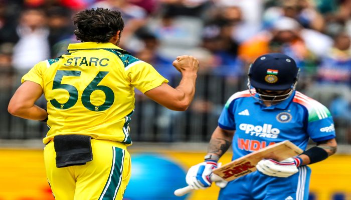 Australia vs India 1 ODI : भारतीय शेर कंगारूओं के आगे ढेर, ऑस्ट्रेलिया को मिला 131 रन का लक्ष्य