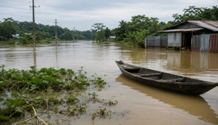 Assam Flood: असम में सिमट रहा बाढ़ का दायरा, धीरे-धीरे पटरी पर लौट रही जिंदगी
