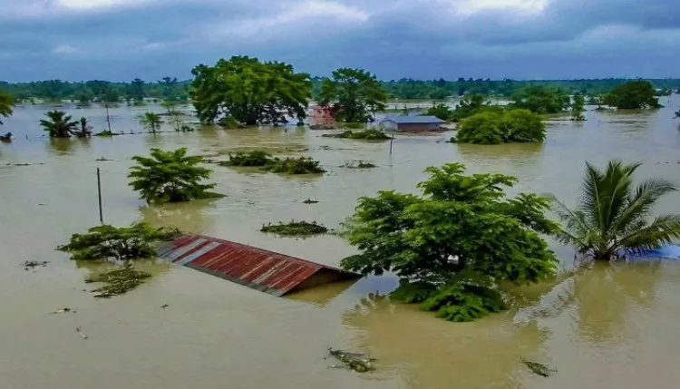 नागालैंड में बादल फटने से आई बाढ़, असम में उफान पर नदियां, 794 गांव जलमग्न